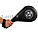 Лапа-ракетка для тхэквондо двухсторонний барабанный черная, фото 4