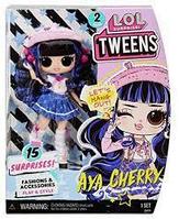 Модная кукла LOL Surprise Tweens Series 2 Aya Cherry с 15 сюрпризами