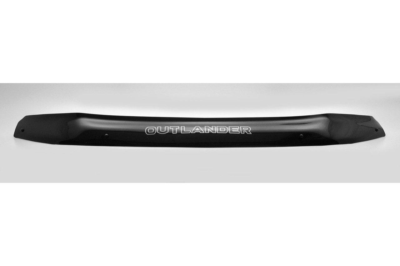 Мухобойка (Дефлектор капота) Mitsubishi Outlander 2012+ - фото 2 - id-p57516753