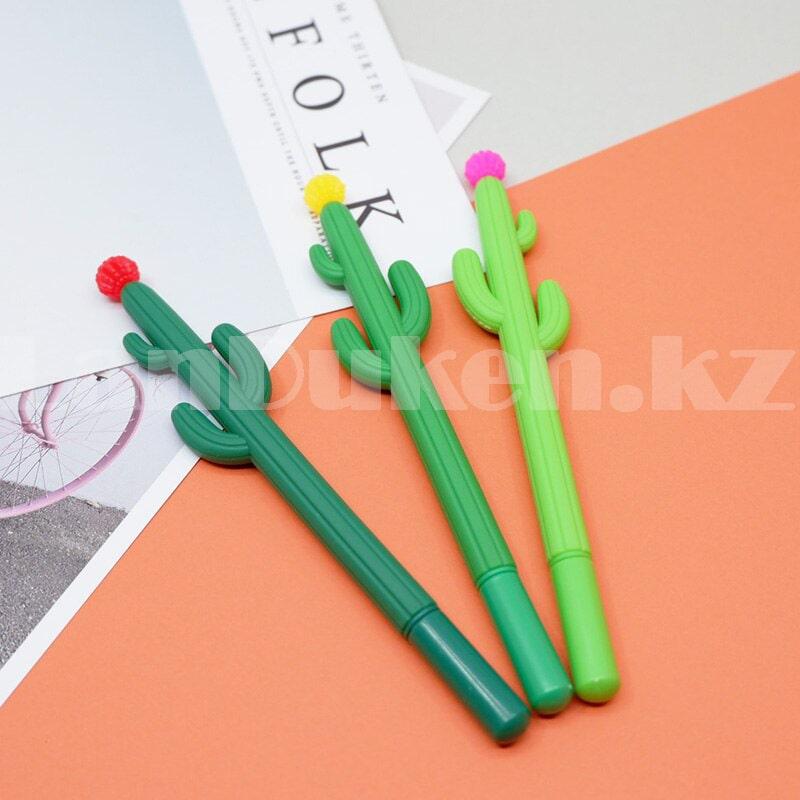 Ручка шариковая в виде кактуса цвета в ассортименте, фото 1