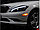 Передние фары на Mercedes-Benz S-Class W221 2006-09 дизайн W222 (Черный цвет), фото 4