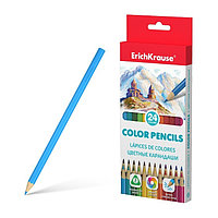 Erich Krause Цветные карандаши, 24 цвета, трехгранные