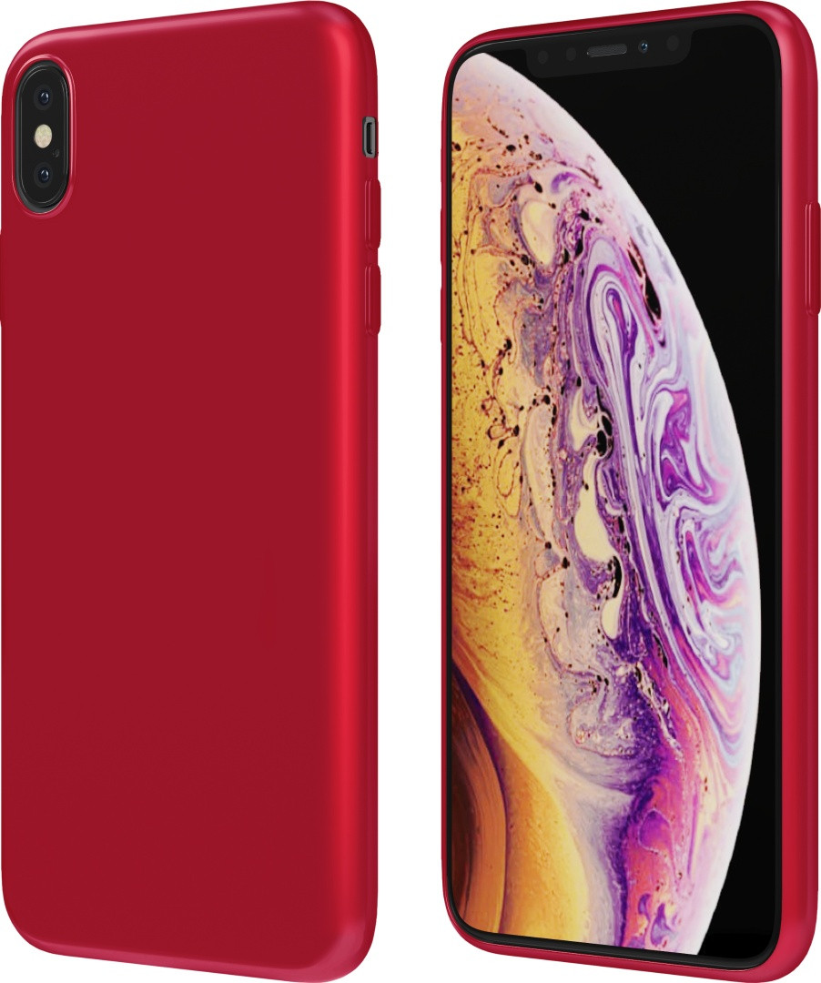 Чехол Vipe VPIPXSCOLRED (для Apple iPhone XS, Color. красный)