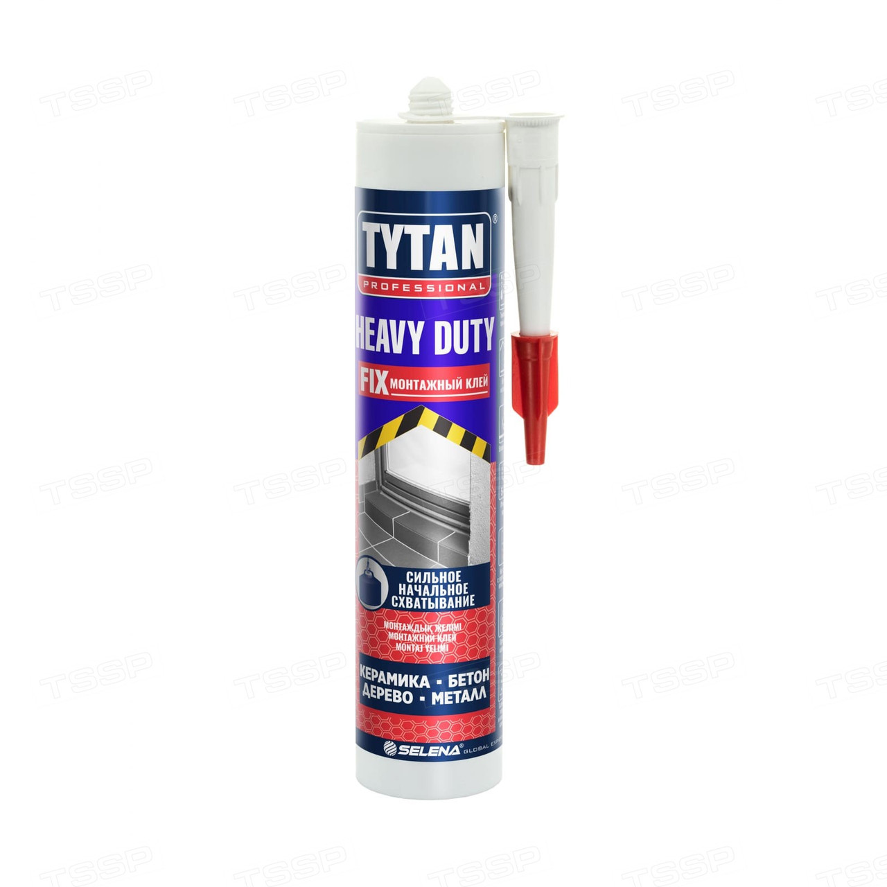 Клей монтажный TYTAN PROFESSIONAL Heavy Duty FIX каучуковый бежевый 310мл 62963