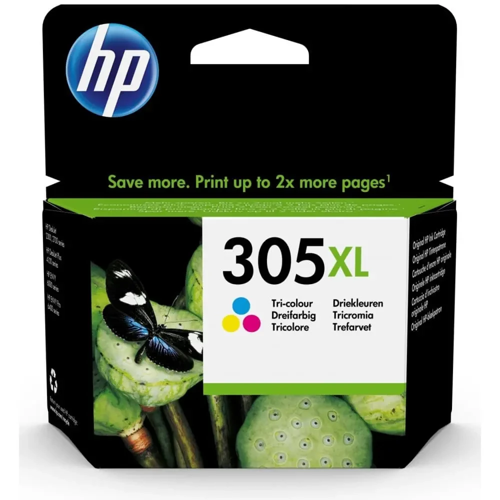 HP 3YM63AE Картридж струйный цветной HP 305XL, для eskJet 2320/2710/2720/2721/2723/4120/412, ресурс до 240 стр - фото 1 - id-p97669792