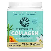 БАД Коллаген, растительные белковые пептиды, веган, (500 г) Sunwarrior