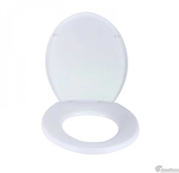 Сиденье для унитаза 5-003 белое (Аквалиния, Россия), фото 1