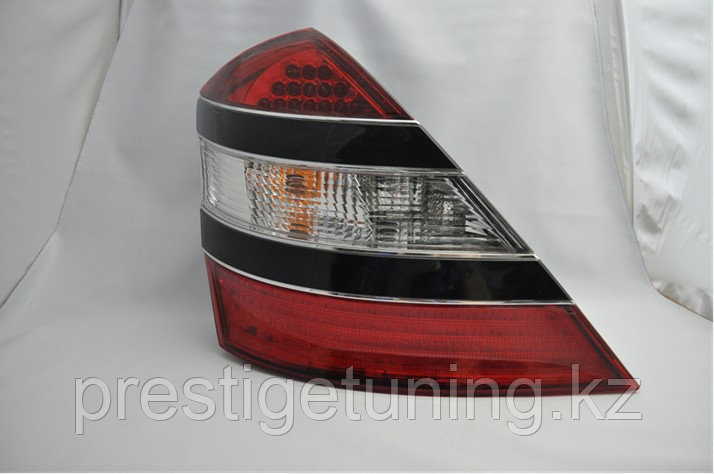 Задние фонари на S-Class W221 2006-13 (красно-черный) DEPO TW - фото 2 - id-p97671058