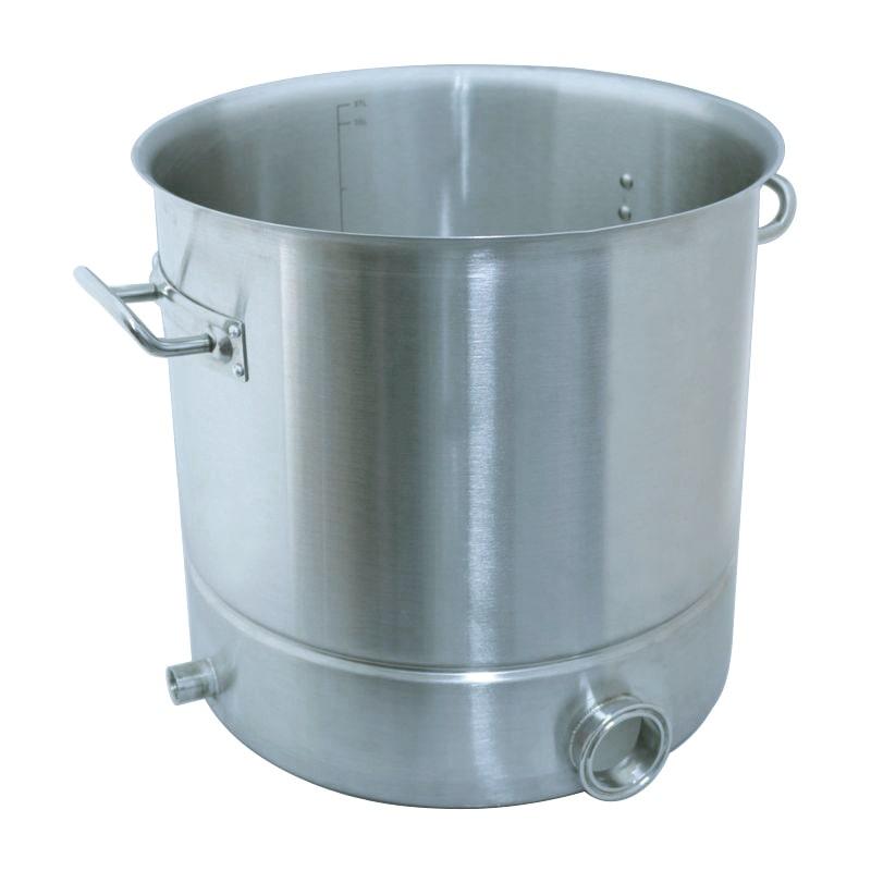 Котел 100л с зиговкой без крышки,под тэн, фото 1