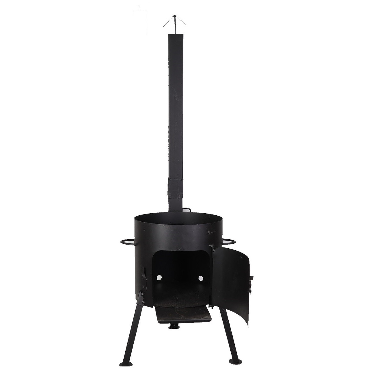 Печь под казан с трубой 410 мм. (под казан 16 л.) сталь, фото 1