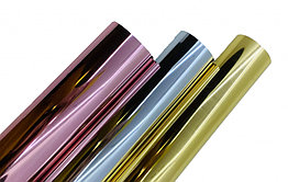 Пленка термотрансферная (флекс) компании UNI TRADE (Корея), Stretch Foil металлизированная, ширина 0.5м