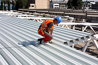 Оцинкованный профиллированый лист Н-75 толщина от 0,70мм до 1,0мм, фото 2