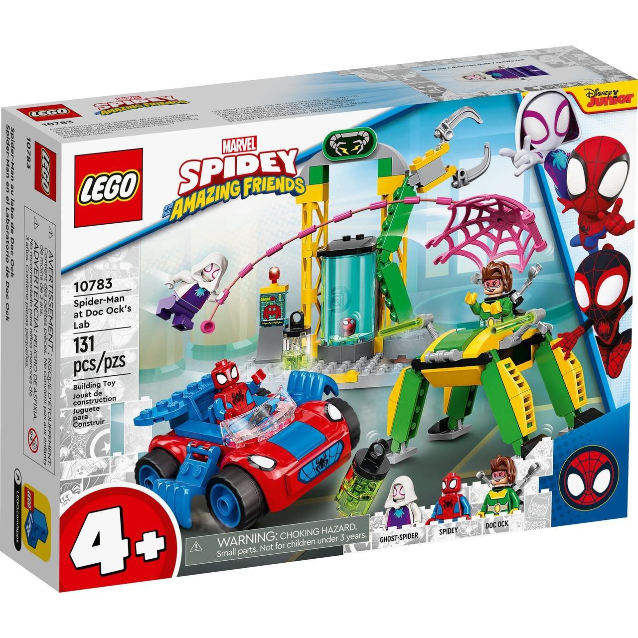 10783 Lego Marvel Spidey Человек-Паук в лаборатории Доктора Осьминога, Лего Супергерои Marvel - фото 1 - id-p97676800