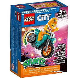 60310 Lego City Stuntz Трюковый мотоцикл с цыплёнком, Лего город Сити