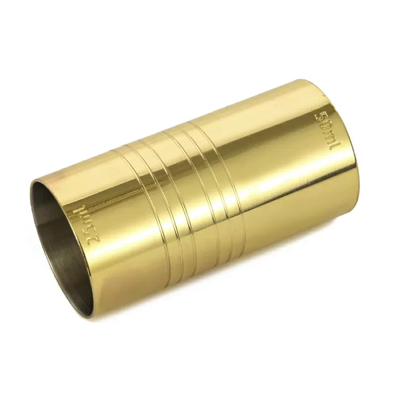 Джиггер металлический, 25*50 мл, золотой цвет, P.L.- Barbossa - фото 1 - id-p97678038