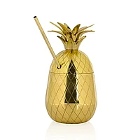 Коктейльный бокал "Ананас", 650мл.золотой цвет, P.L.- Barbossa