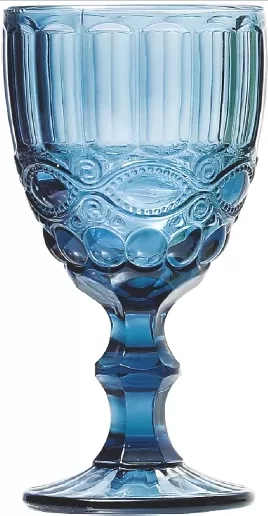 Фужер синий 300 мл (цена за 6 шт.в наборе) стекло, P.L. Proff Cuisine - фото 2 - id-p97679055