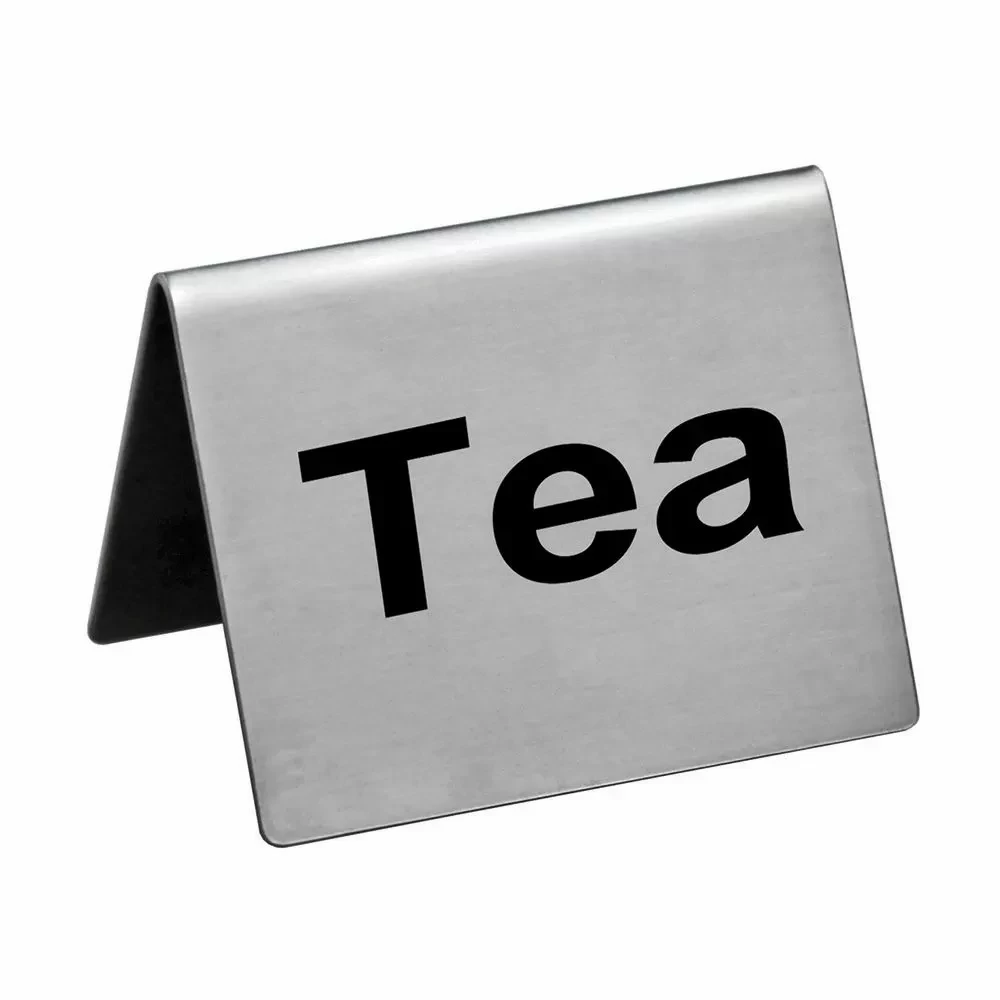 Табличка "Tea" 5*4 см, сталь, P.L. Proff Cuisine - фото 1 - id-p97678371