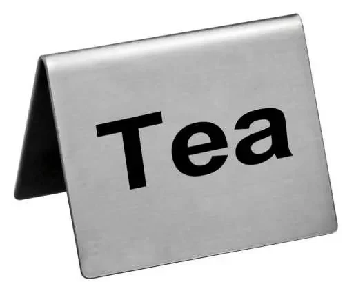 Табличка "Tea" 5*4 см, сталь, P.L. Proff Cuisine - фото 2 - id-p97678371