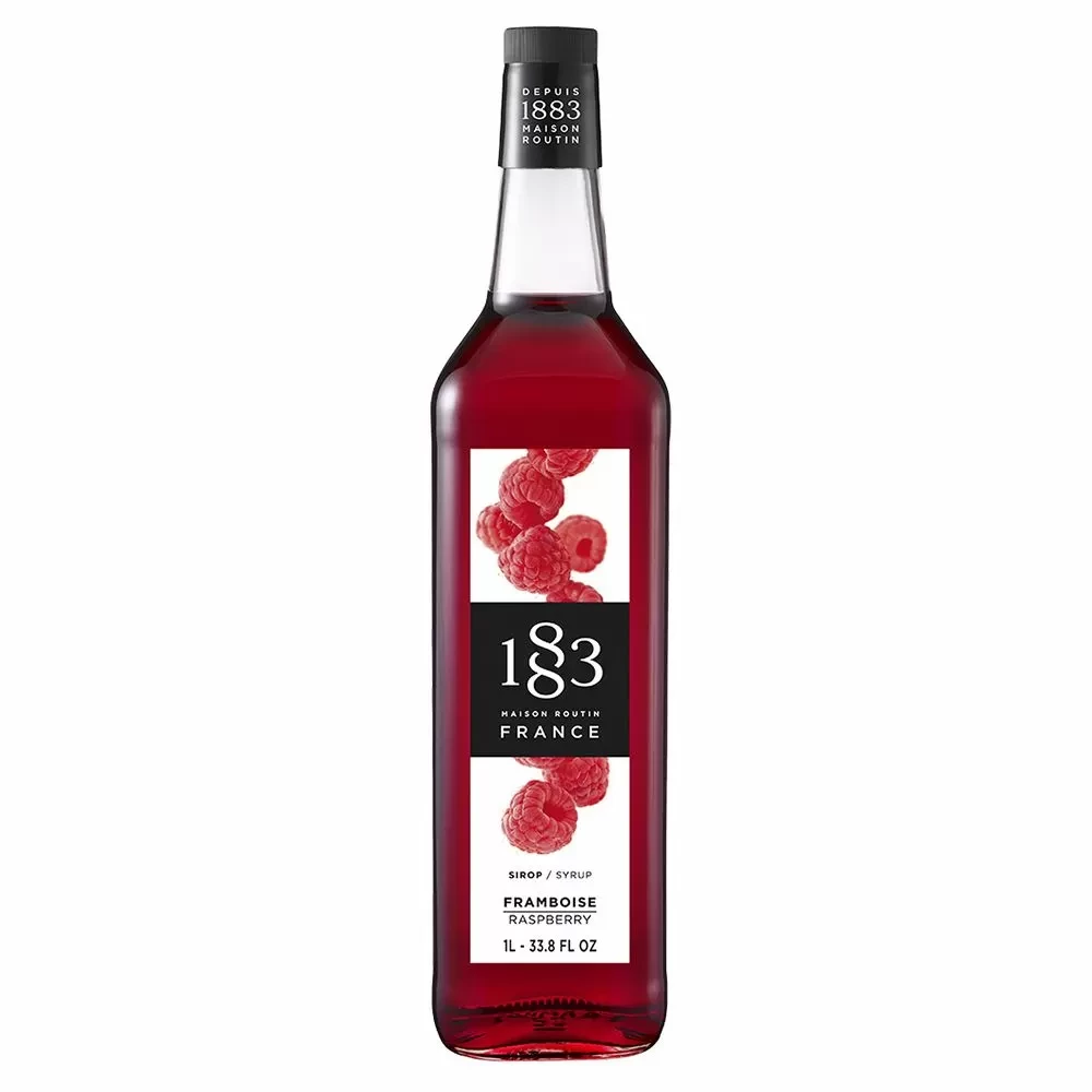 Сироп 1883 Maison Routin Малина натуральная (Raspberry without coloring), 1 л, стекло - фото 1 - id-p97679487