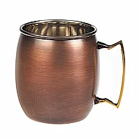 Кружка Antique Copper Moscow Mule 480 мл, нержавейка, P.L. Proff Cuisine