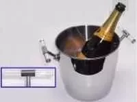 Ведерко для шампанского, d 20/16 см, h 18 см, нержавейка, P.L. - BarWare & REG - фото 2 - id-p97678704
