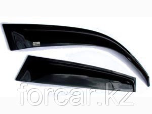 Дефлекторы окон SIM для Porsche Cayenne 2002 -2010, темные, на 4 двери, фото 2