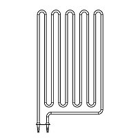 ТЭН Harvia ZCU-836 (3600W, Virta HL110, Virta HL110S электр пештері үшін)