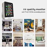 Монитор качества воздуха 5-в-1 беспроводной Atmos E19348 {СО2, детектор TVOC, HCHO, температура и влажность}, фото 3