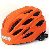 Шлем для электросамоката и велосипеда с USB-подсветкой черный