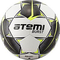 Мяч футбольный АТЕМИ BURST р. 5,белый/черн/желтый.