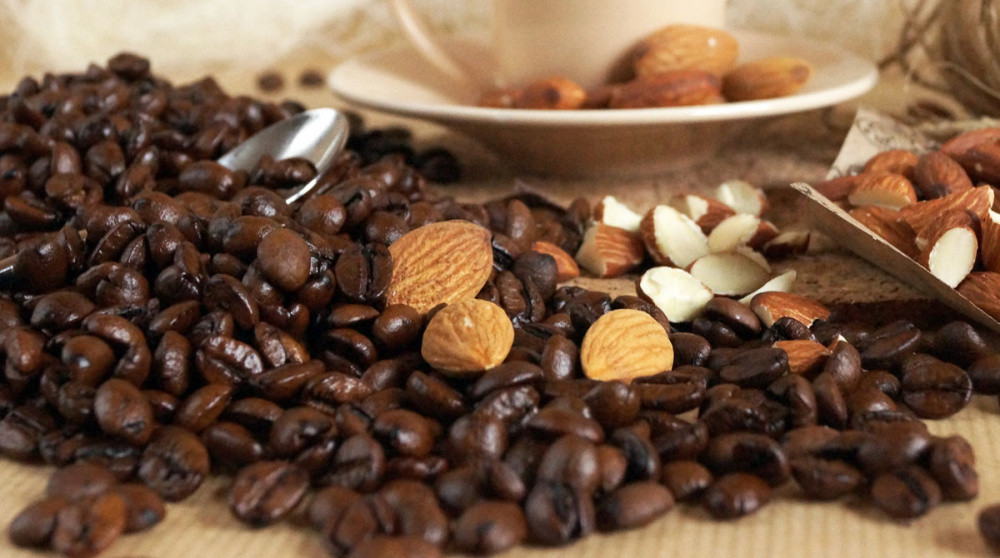 Кофе в зернах,1000 гр (Миндаль)
