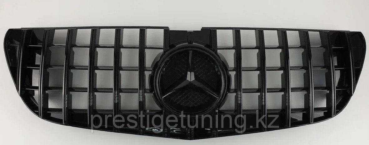 Решетка радиатора на VITO W447 2014-19 стиль AMG GT Panamericana (черный)