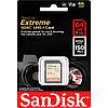 Карта памяти SanDisk Extreme SDXC 64 ГБ Class 10 UHS-I U3 150MB/s, фото 2