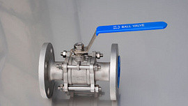 Кран шаровый фланцевый DN100 сталь AISI 316