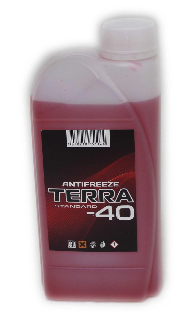 Антифриз «Terra Standard-40» 1 кг, красный - фото 1 - id-p61440110
