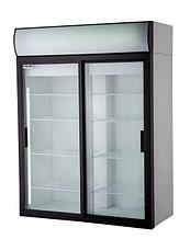 Холодильный шкаф со стеклянными дверьми POLAIR DM110Sd-S