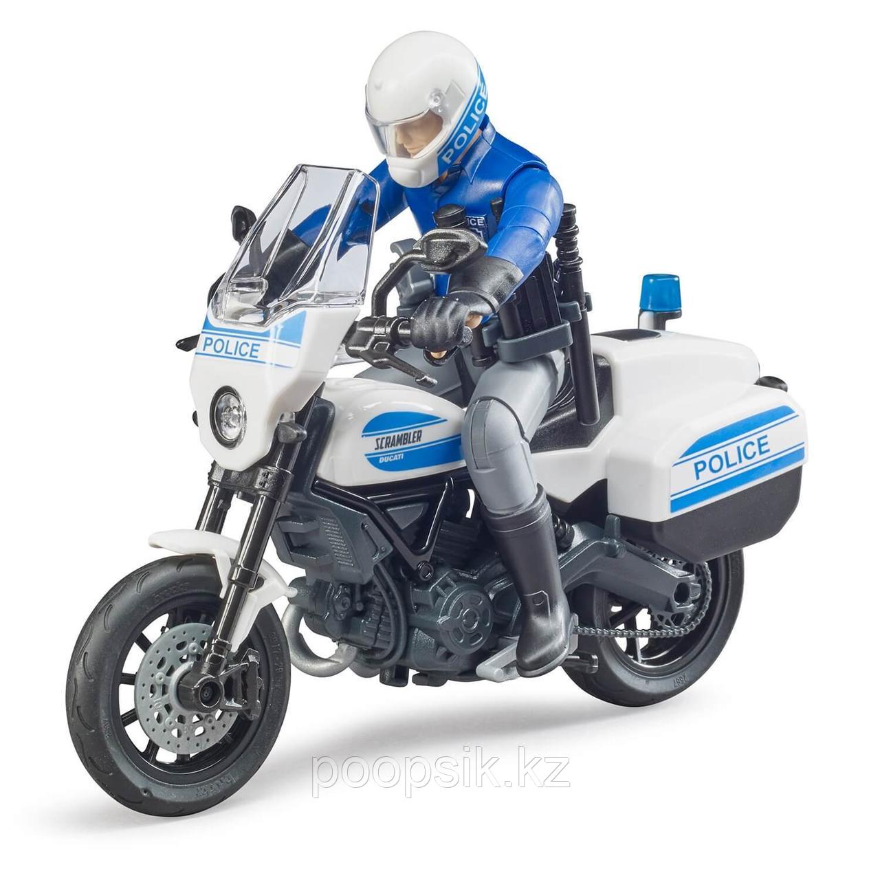 Мотоцикл Bruder с фигуркой полицейского 62-731 - фото 2 - id-p97715579