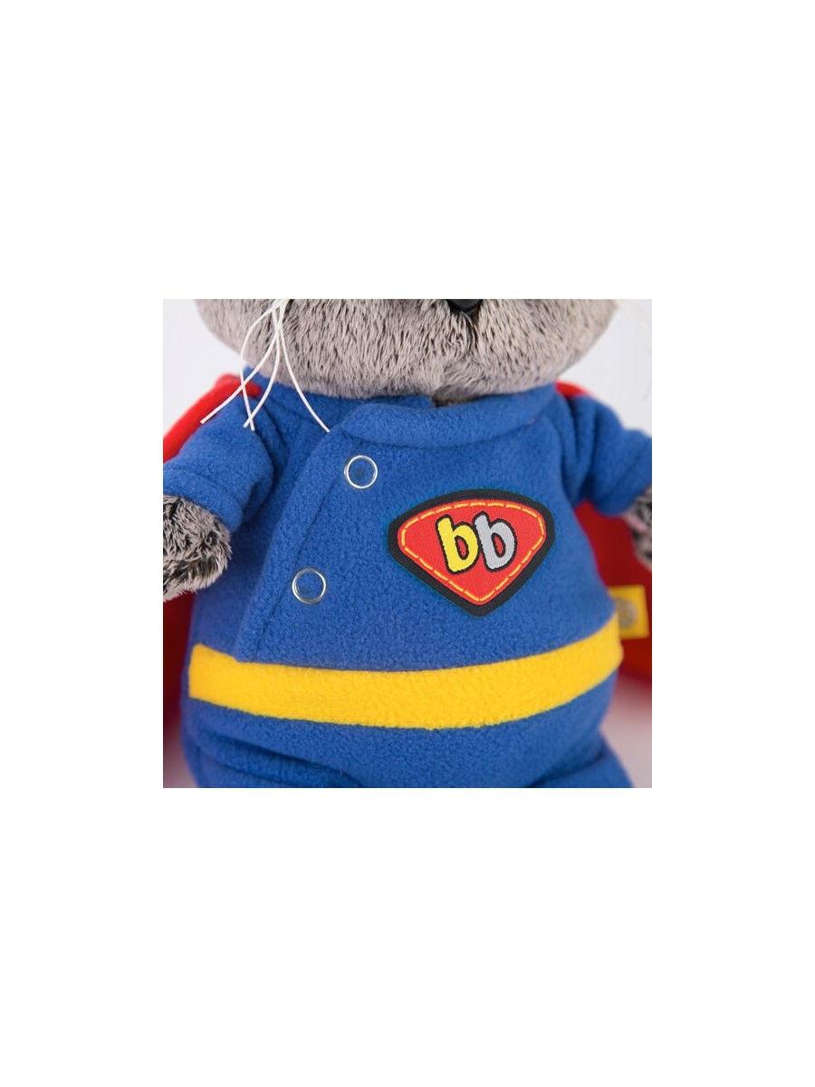 Мягкая игрушка Басик Baby в костюме супермена, 20 см - фото 2 - id-p97715482