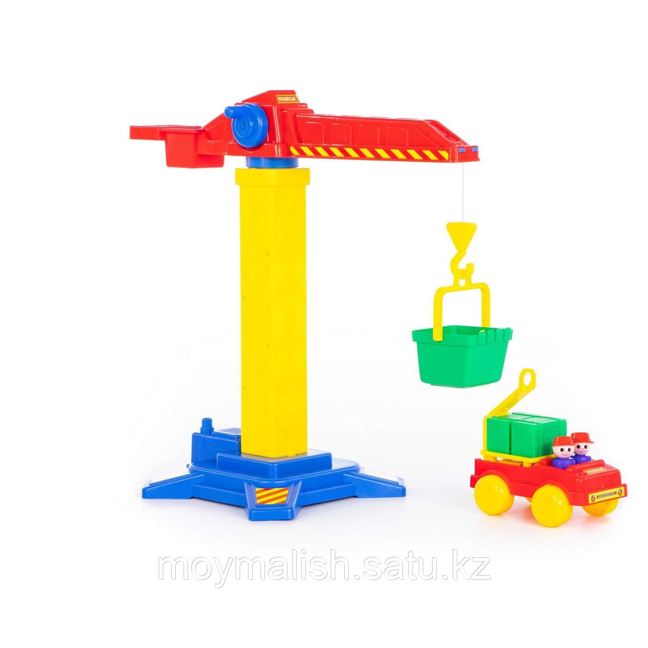 Детский игровой Башенный кран №1 + автомобиль, высота 660 мм, арт. 58195 - фото 4 - id-p97717109