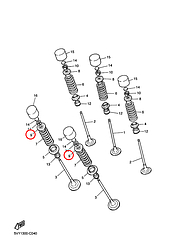 Ретейнер Клапана Yamaha MOTO 1WG1211700