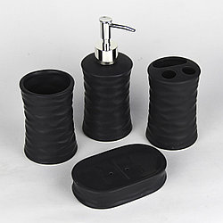 Керамический набор для ванной комнаты DW19119B Черный