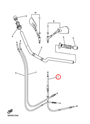 Трос сцепления Yamaha Moto - FZ6 1B32633500