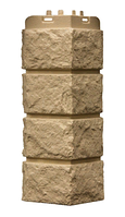 Угол наружный Песочный 392х153 мм Колотый камень Grand Line