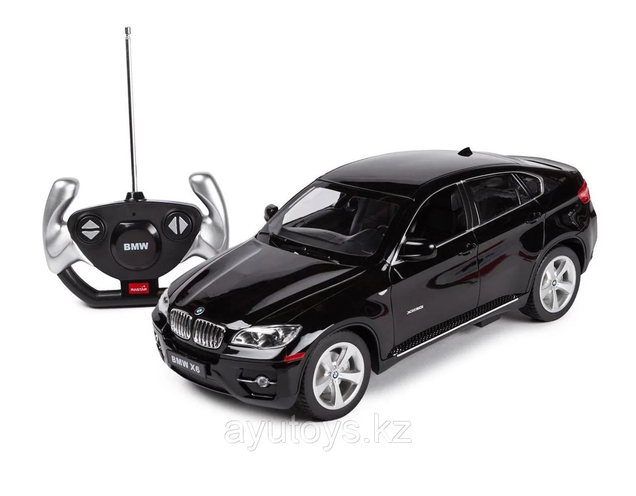 Rastar Радиоуправляемая машинка BMW X6, 1/14 (черный)