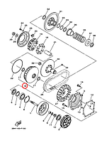 Щека Вариатора Yamaha Grizzly 700 3B41760600