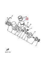 Поршень 0.50 Yamaha Banshee 2GU1163600