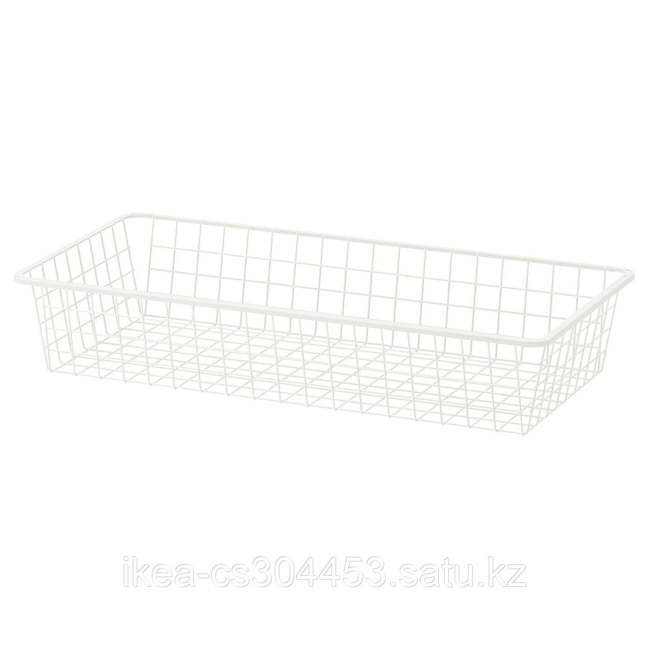 HJÄLPA ХЭЛПА Проволочная корзина, белый, 80x40x120 см