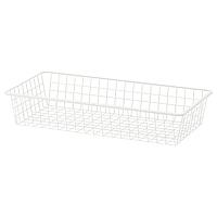 HJÄLPA ХЭЛПА Проволочная корзина, белый, 80x40x120 см