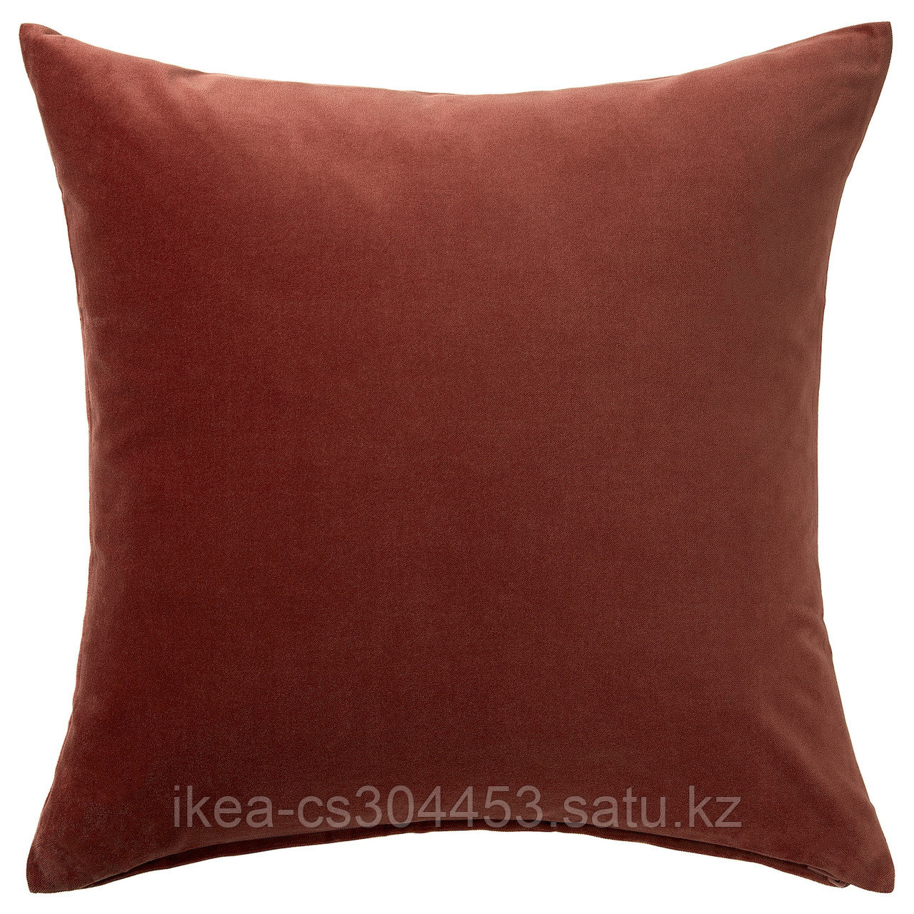 SANELA САНЕЛА Чехол на подушку, красный/коричневый, 50x50 см